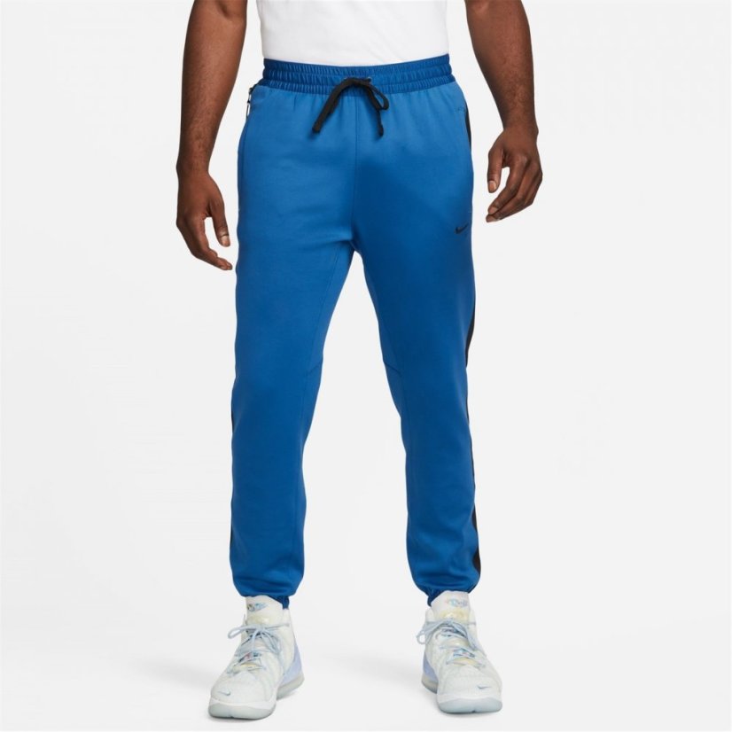 Nike Dri-Fit Showtime Men'S Basketball Pants Tracksuit Bottom Mens Dk Marina Blue