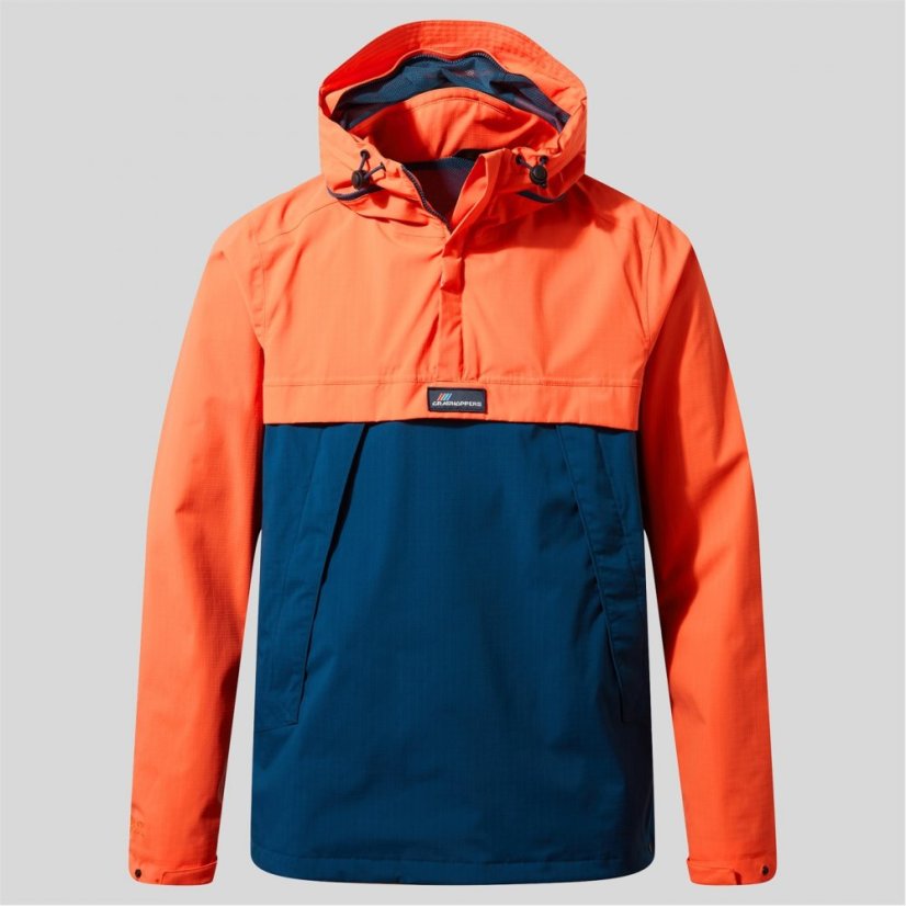 Craghoppers Craghoppers Anderson Cagoule Waterproof Jacket Mens NeonCoralPos