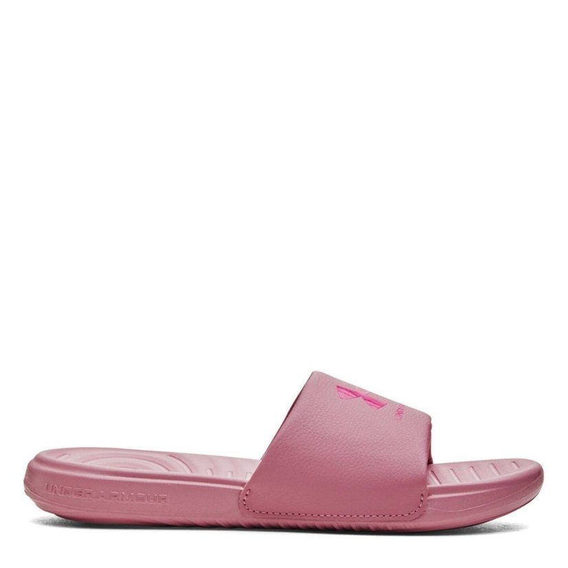 Under Armour Fixed Slides Pink Elixir