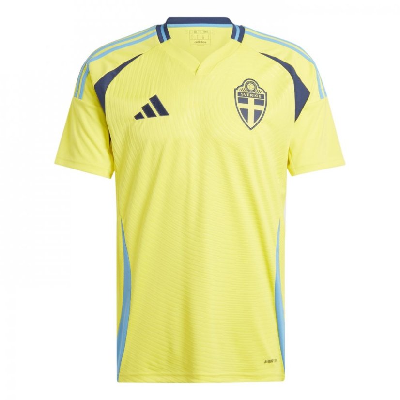 adidas Sweden Home Shirt 2024 Adults Yellow