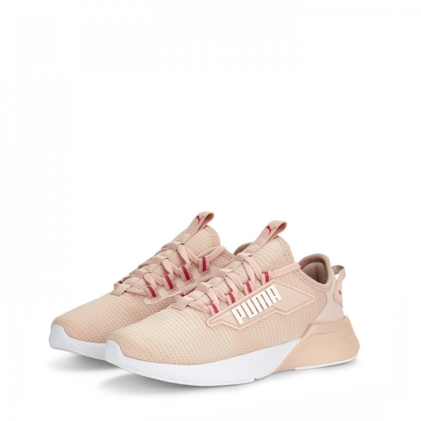 Puma Retaliate 2 Junior Girls Trainers Pink/White