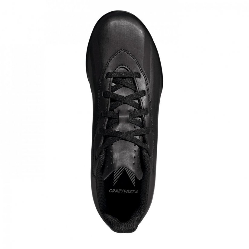 adidas X Crazyfast Club Childrens Astro Turf Football Boots Black/Black