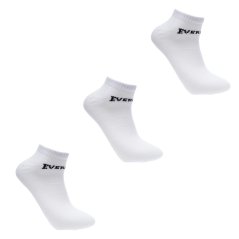 Everlast 3 Pack Trainer Socks Mens White