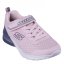 Skechers Gore & Strap Mesh Color Blocked Out Training Shoes Girls Purple