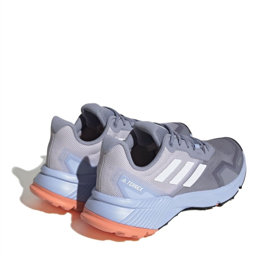 adidas Terrex Soulstride Rain.Rdy Trail Running Shoes Wom Womens Violet/White