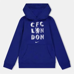 Nike Chelsea Club Hoodie Juniors Blue/White