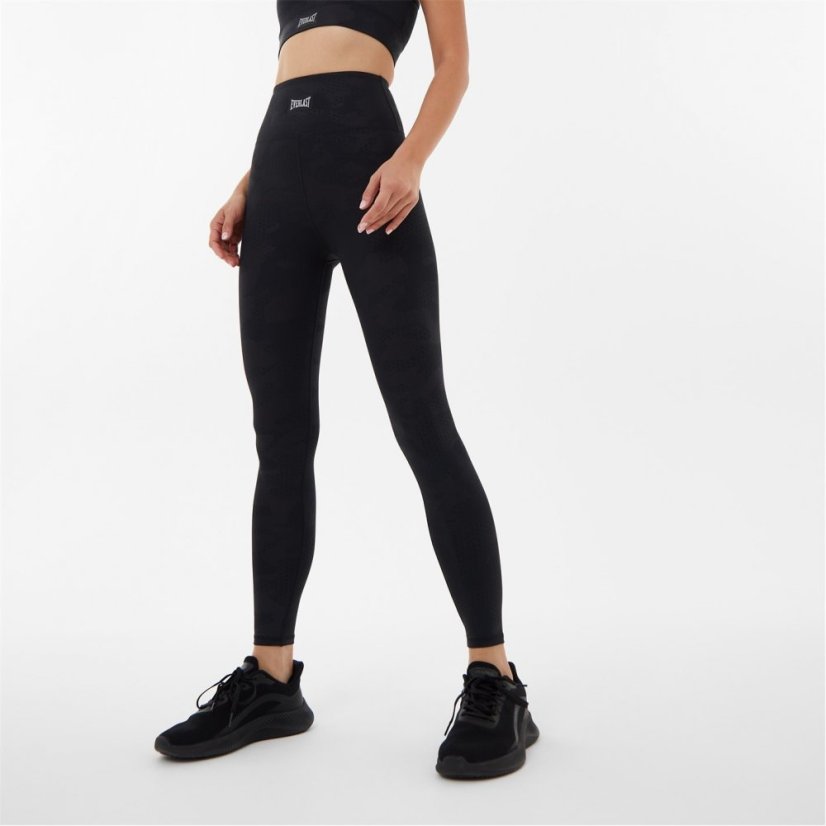 Everlast Gloss Tights Womens Jet Black