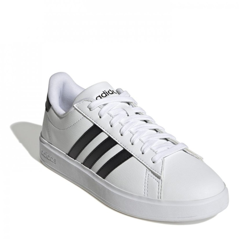 adidas Womens Grand Court Sneakers White/Black