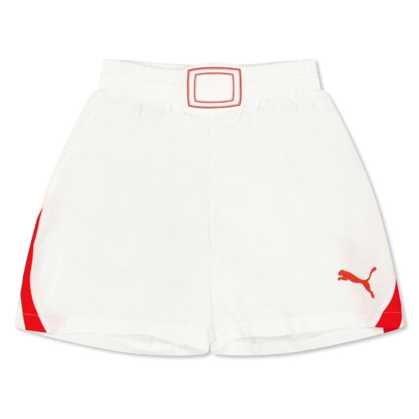 Puma (Fb) (5) Powercat 1.10 Shorts Juniors White