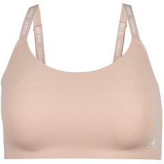 adidas Active Micro Flex Scoop Lounge Bra Peach Whip