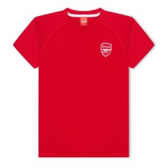 Source Lab SLab Arsenal Poly T-shirt Juniors Red