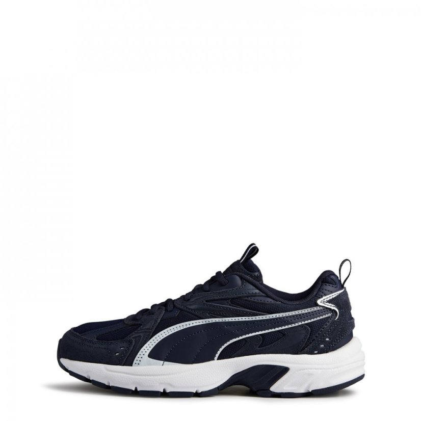 Puma Milenio Tech Suede Low-Top Trainers Mens Navy/Blue