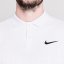 Nike Cricket Advanced Polo Mens White/White/Bla