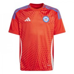adidas Chile Home Shirt 2024 Juniors Red