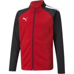 Puma Puma Teamliga Training Jacket Jr Tracksuit Top Unisex Kids Red-Black