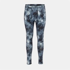 Gul Men's Powder Thermal Full Length Slim Fit Baselayer Leggings Black AOP