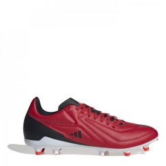adidas RS-15 Firm Ground Rugby Boots Scar/Blk/Red