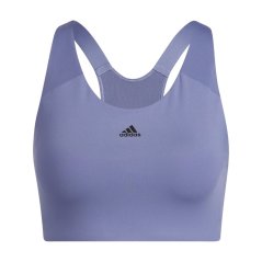 adidas Ultimate Alpha Bra Womens High Impact Sports Orbvio/Black