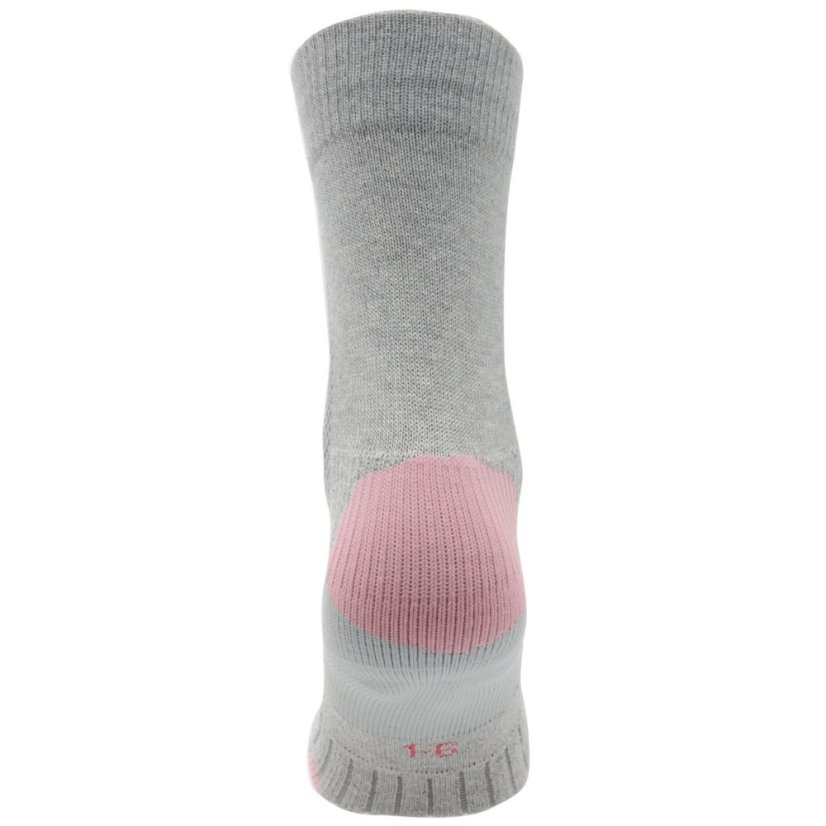 Karrimor 2 Pack Walking Sock Junior Grey/Pink