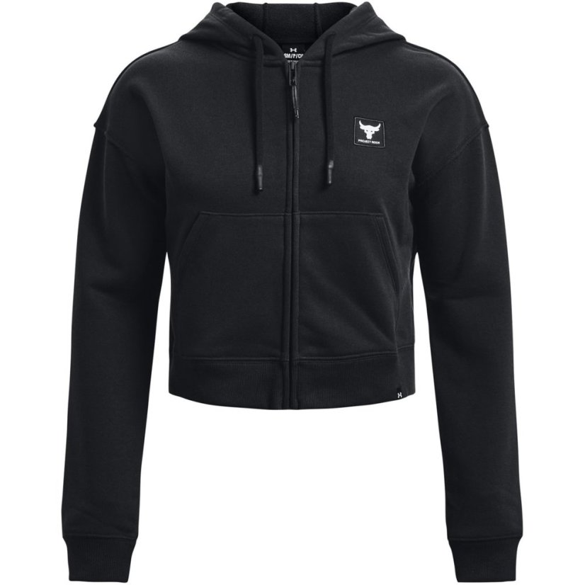 Under Armour Women's Heavyweight Terry Full-Zip Tech Fleece Hoodie Black