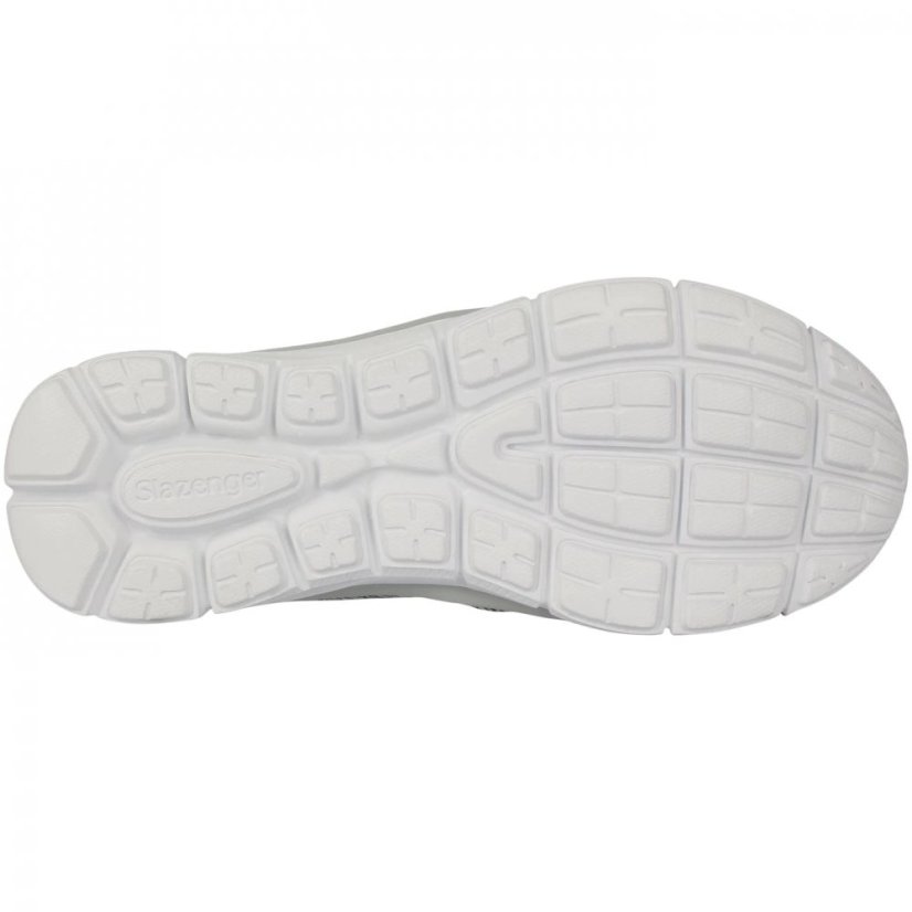 Slazenger Zeal Slip On Ladies Shoes GreyMarl/White