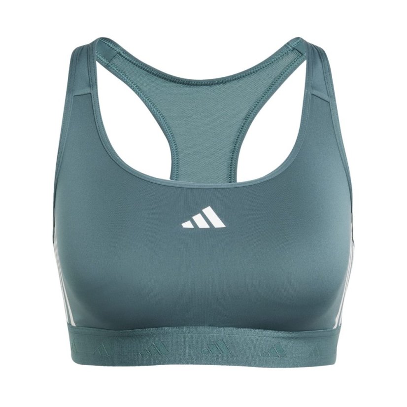 adidas Women's Medium Impact Sports Bra Teal