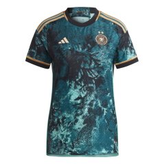 adidas Womens adidas Germany Authentic Away Shirt 2023 Legacy Teal