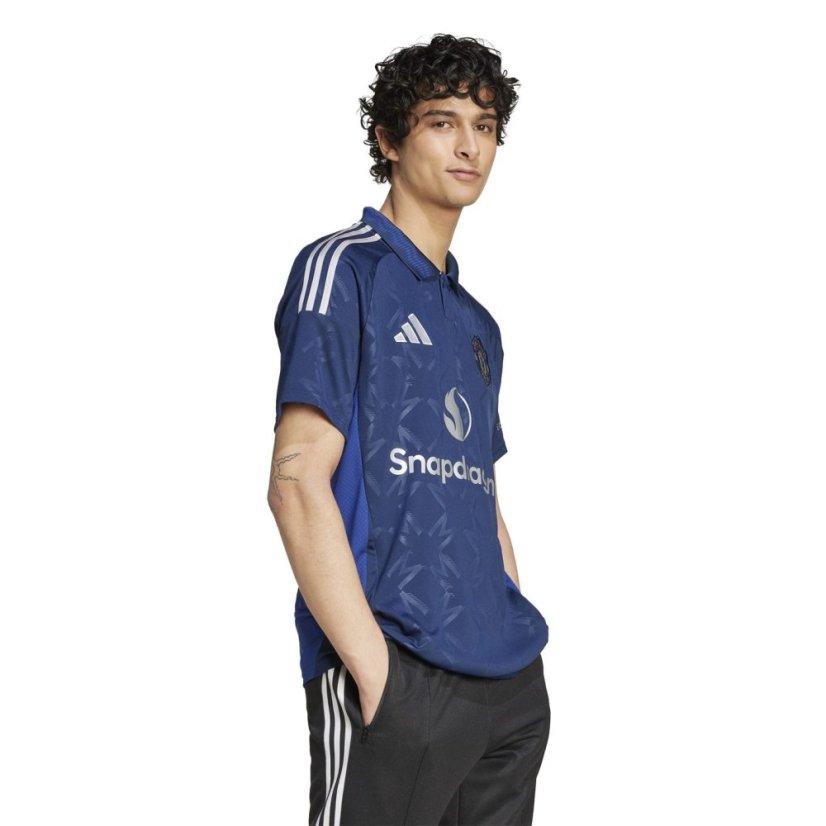 adidas Manchester United Away Shirt 2024 2025 Adults Blue