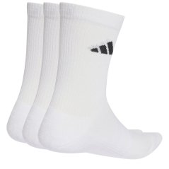adidas 3-Pack Crew Socks Adults White/Black