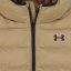 Under Armour Kids' Pronto Hooded Long Sleeve Puffer Jacket Camel Black
