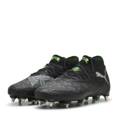Puma Future 8 Ultimate Soft Ground Football Boots Black/Green