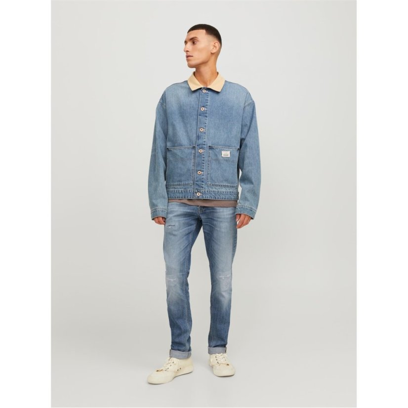 Jack and Jones Glenn Jean Mens Blue Denim