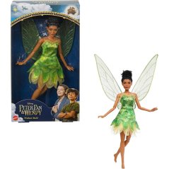 Disney Movie Peter Pan & Wendy Toys Tinker Bell Fairy Doll with Wings Multi