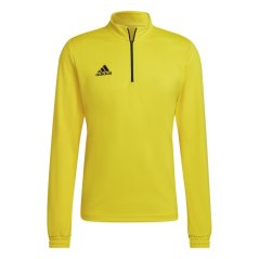 adidas Men's 1/4 Zip Fleece Yellow/Black