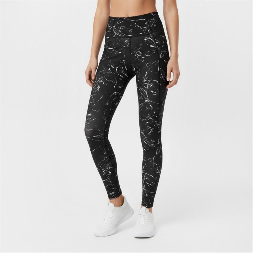 USA Pro USAPro Core High Rise Leggings Womens Painted Leaf