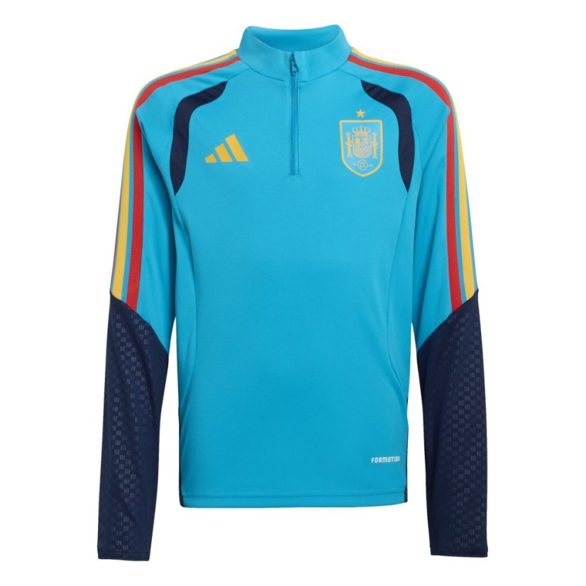 adidas Spain World Cup Training Top 2026 Juniors Blue/White