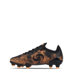 Sondico Blaze Childrens FG Football Boots Black/Orange
