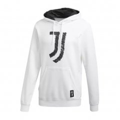 Adidas Juventus DNA Hoodie Mens White/Black