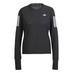 adidas Own The Run Long-Sleeve Top Womens Black