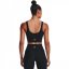 Under Armour Armour Meridian Fitted Crop Tank Womens Black