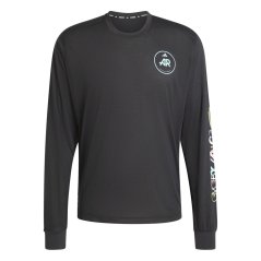 adidas Men's Otr Ar Long Sleeve Performance Running Top Black