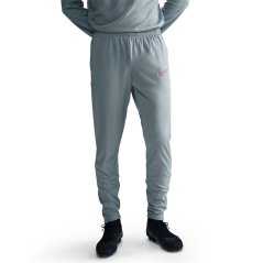 Nike Academy Zippered Tracksuit Bottoms Mens Grey/Pink