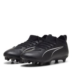 Puma Kids PUMA Ultra 5 Match Firm Ground Football Boots Black/White