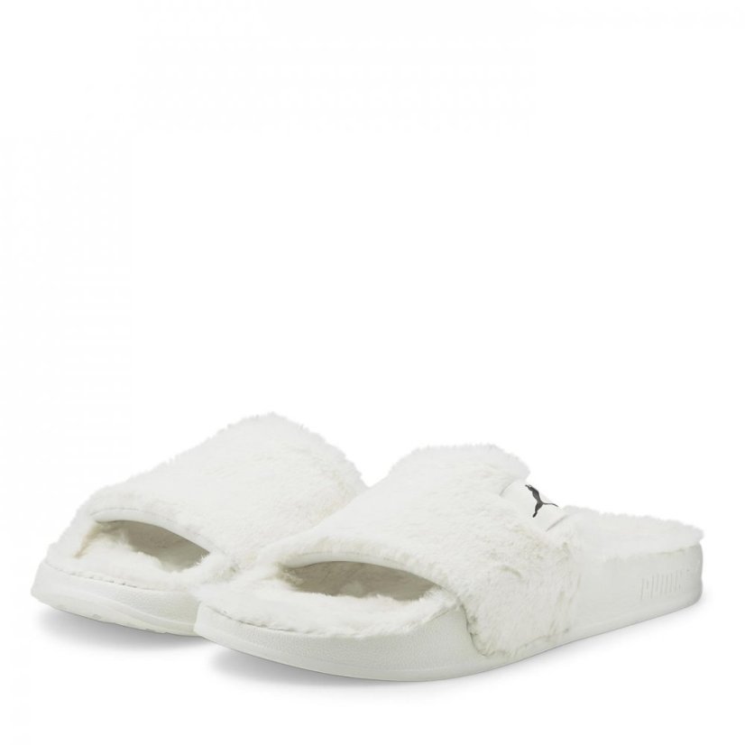 Puma Fluffy Sliders Marshmallow/Blk