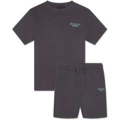 Bench Malemtee Short Set Dark Grey