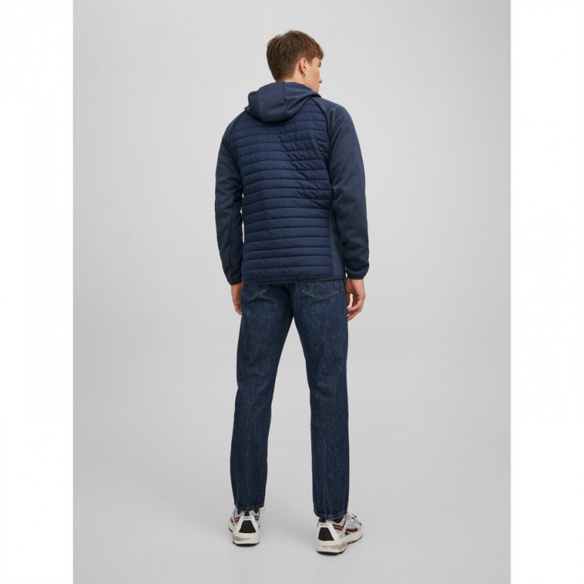 Jack and Jones Quilted Puffer Jacket Navy Blazer