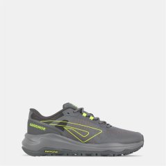 Karrimor Tempo Trail Trainers Mens Grey/Lime