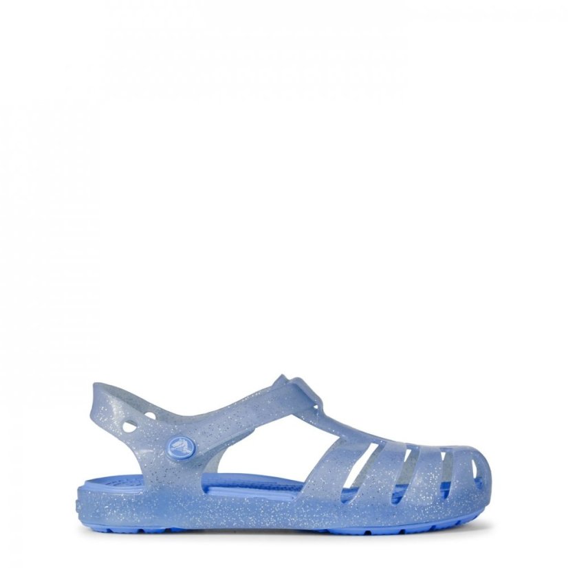 Crocs Kids Isabella Glitter Sandal Flat Sandals Unisex Moon Jelly