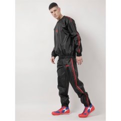 Lonsdale Sauna Suit Senior-without zip Black/Red