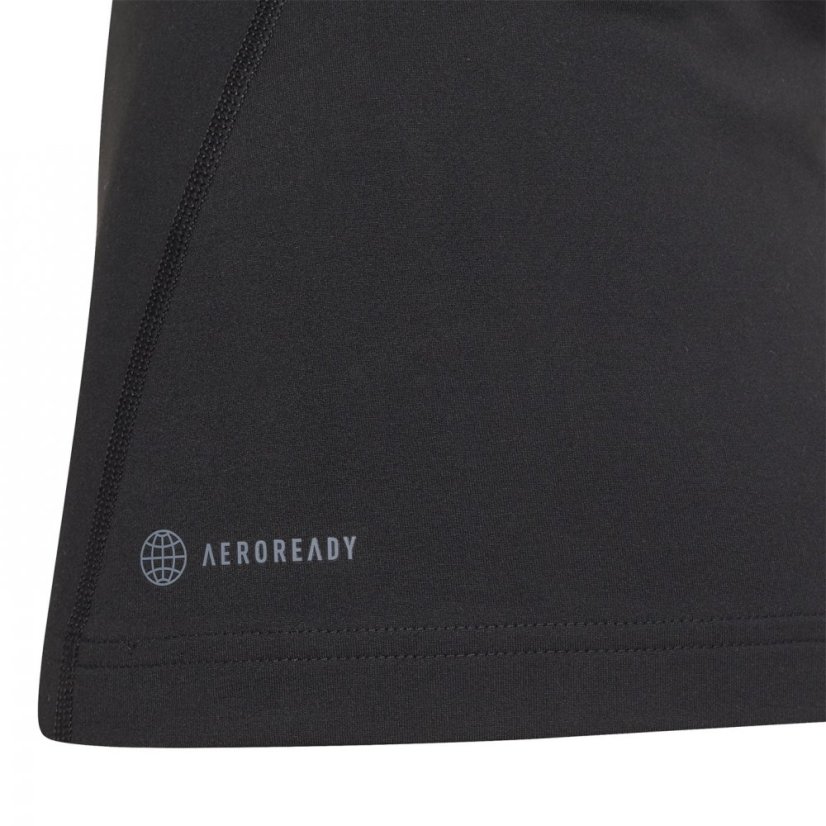 adidas AEROREADY Warm Techfit Long Sleeve Top Juniors Black